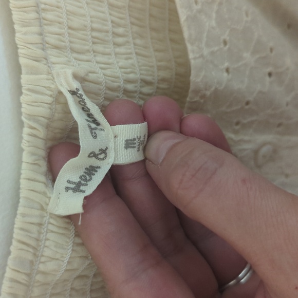 Hem & Thread dress with crochet top and knife pleat bottom - Picture 3 of 5